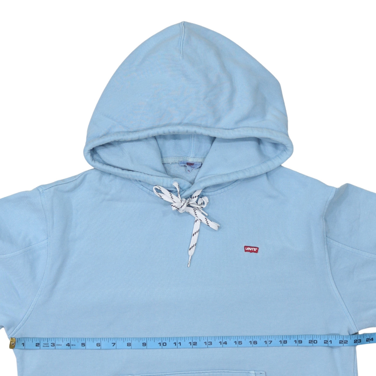 Levi’s Women Blue Pullover Hoodie XS Cotton Casual Sweatshirt