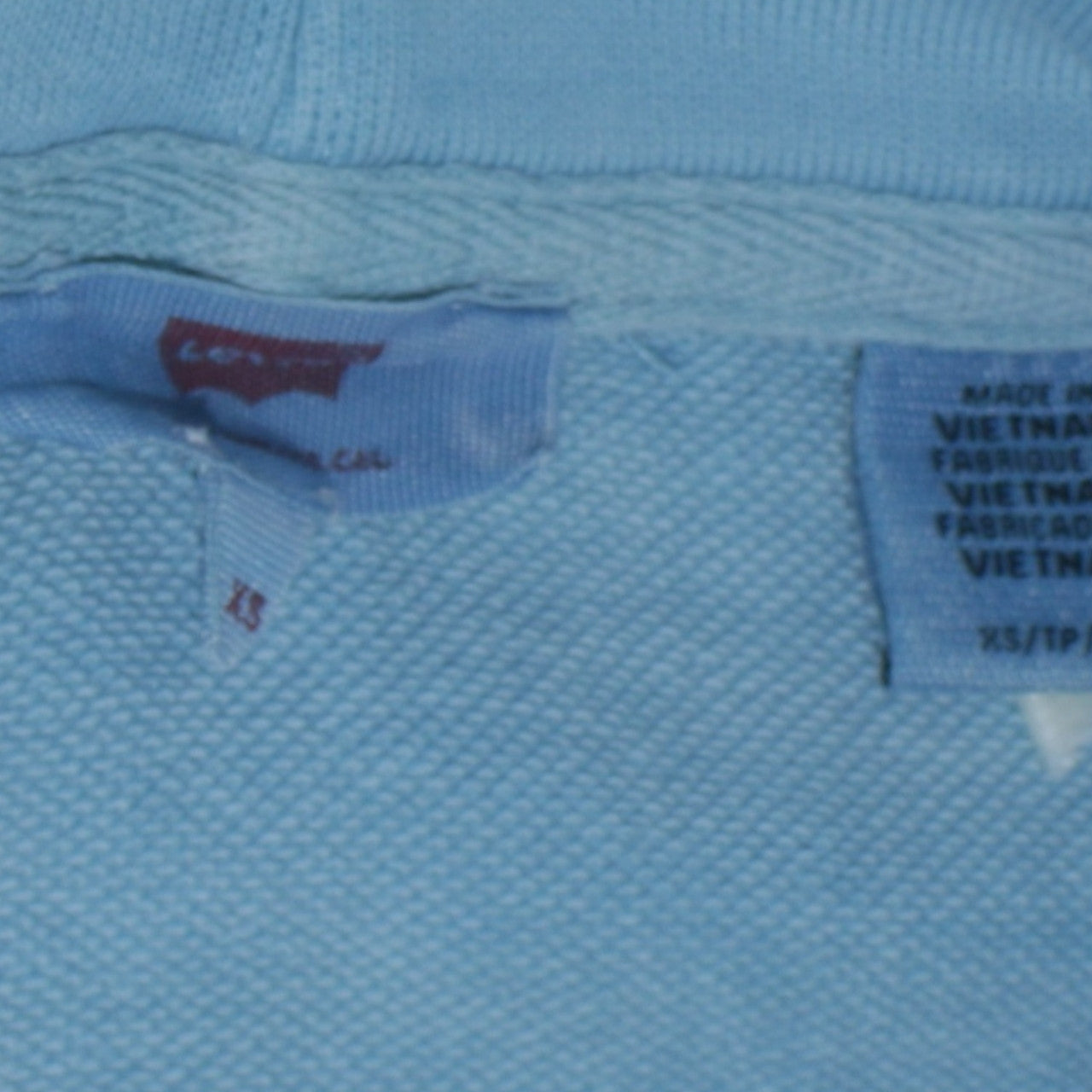 Levi’s Women Blue Pullover Hoodie XS Cotton Casual Sweatshirt