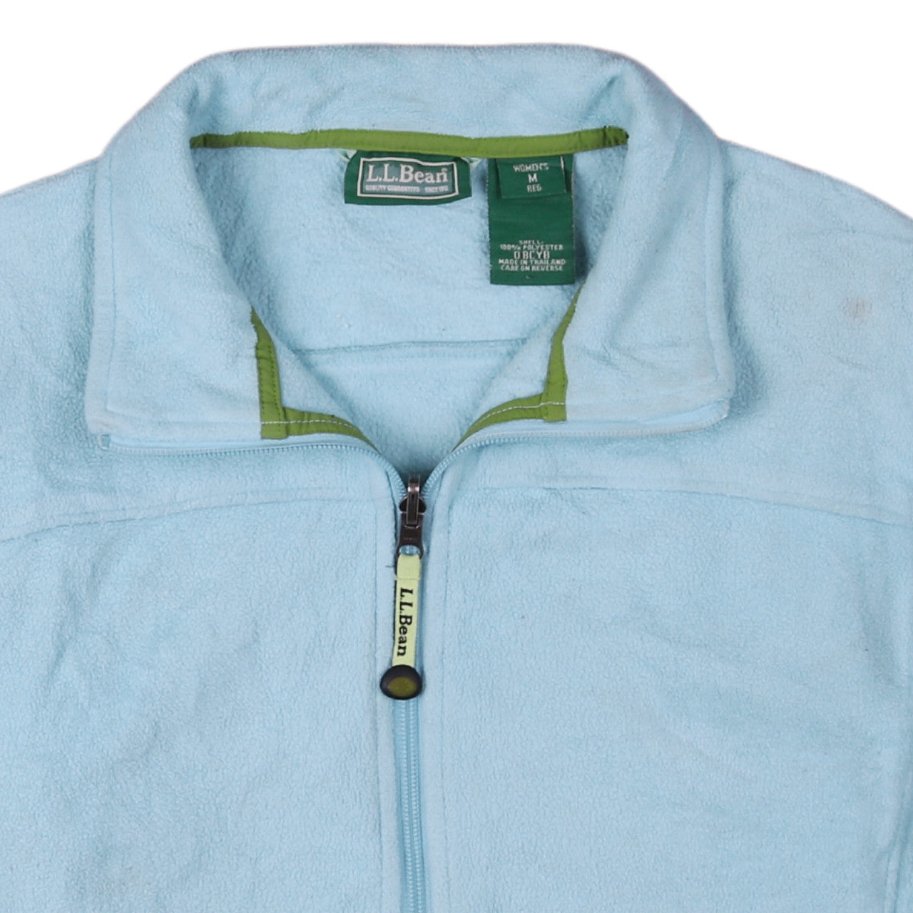 L.L.Bean Women's Blue Fleece Full Zip Jacket Size M Regular