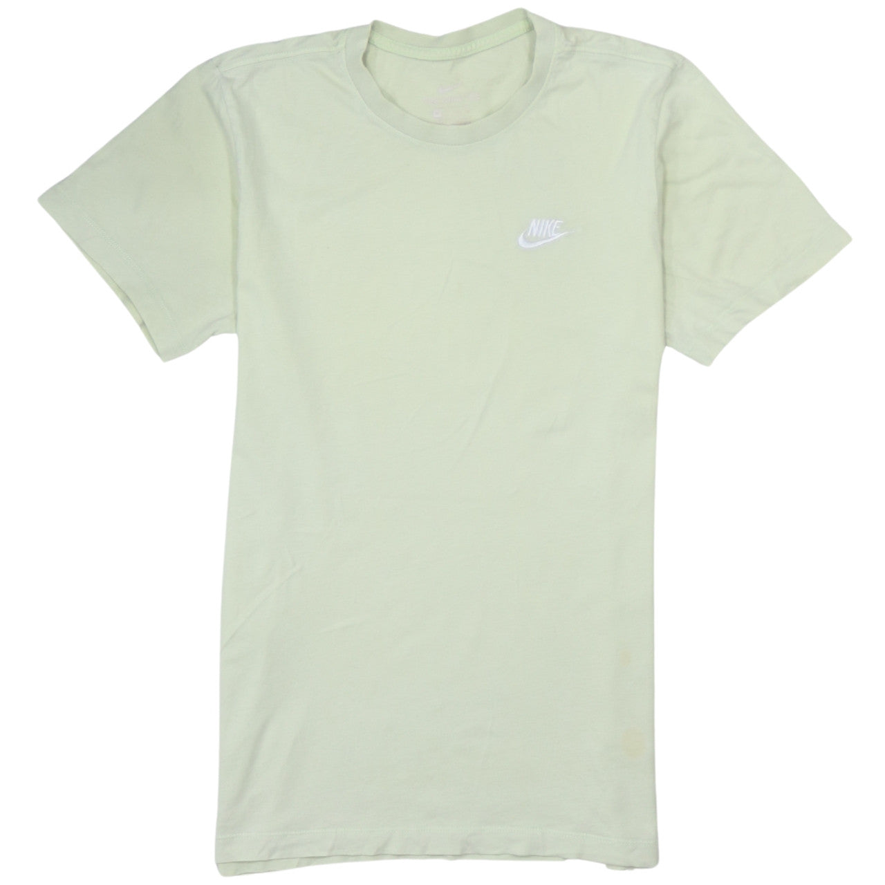 Nike Men's Light Green XS Crew Neck Cotton T-Shirt