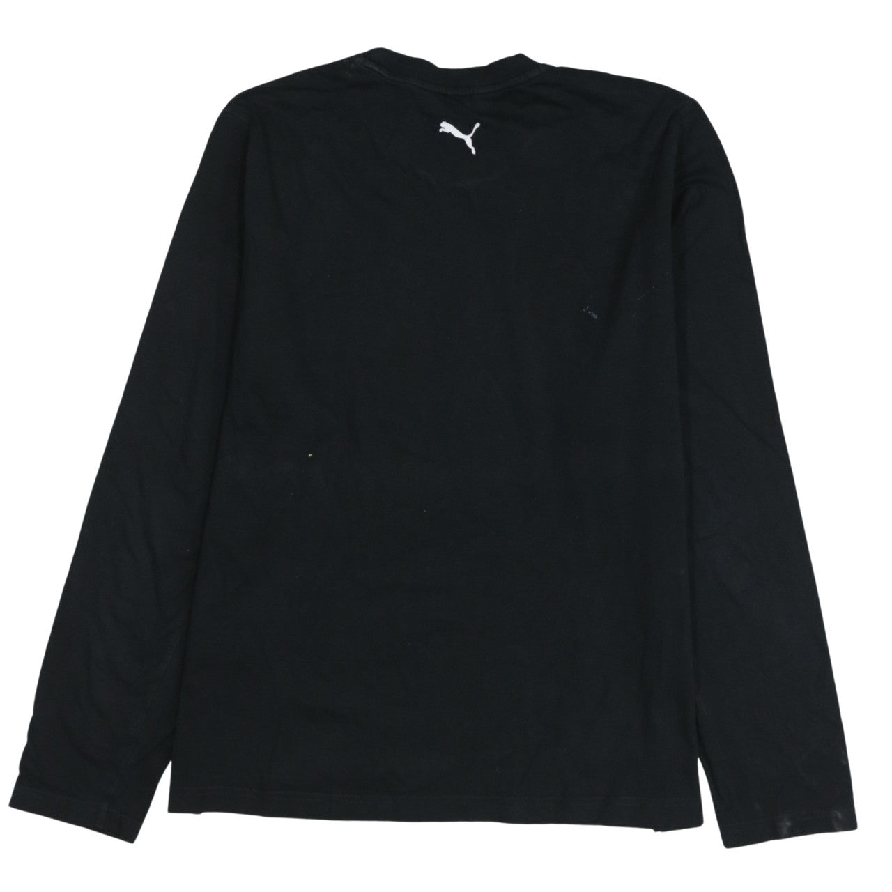 Puma Men's Black Long Sleeve Graphic Logo T-Shirt XL