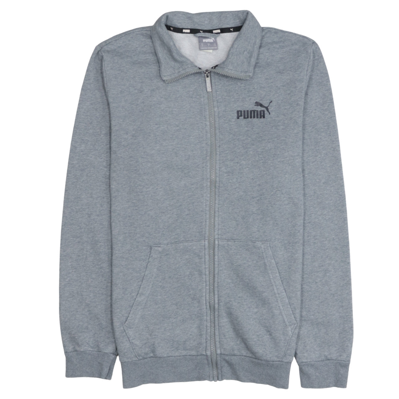 Puma Men's Grey Full Zip Sweatshirt Size S Regular Fit