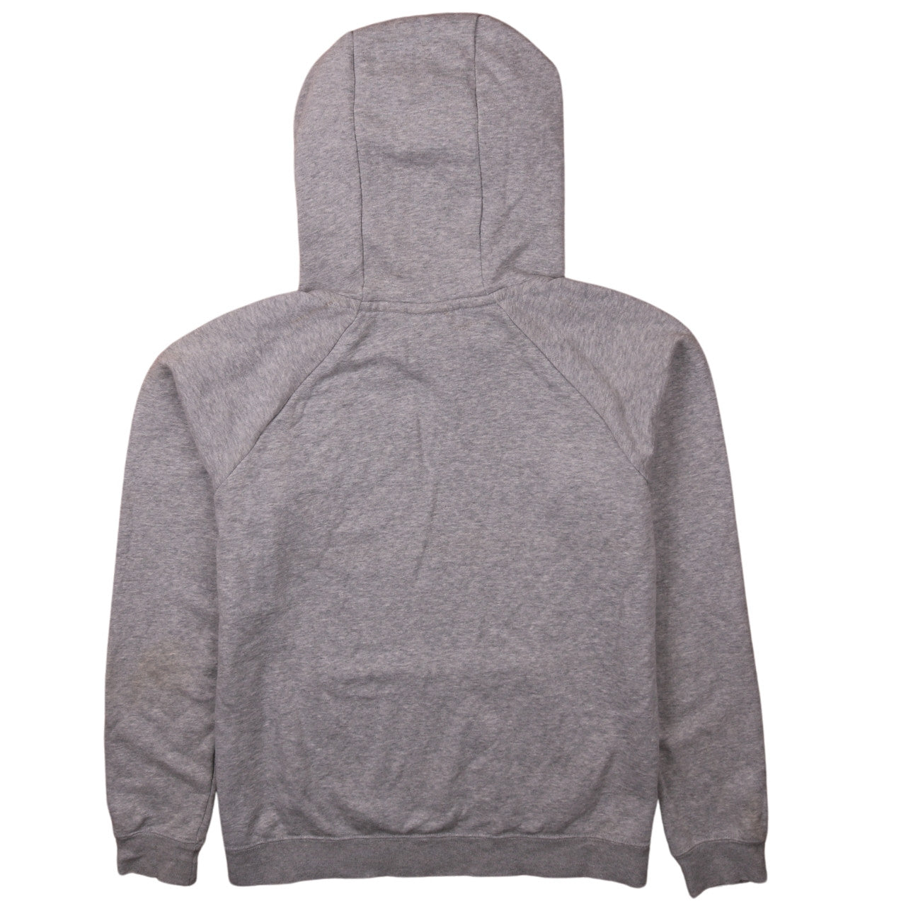 Nike Men's Grey Pullover Hoodie M Regular Fit Fleece Sweatshirt