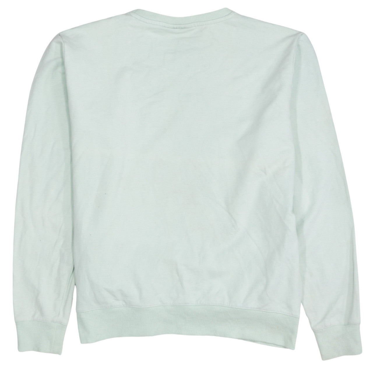 FILA Women's Mint Green Crew Neck Sweatshirt Size L Cotton Casual