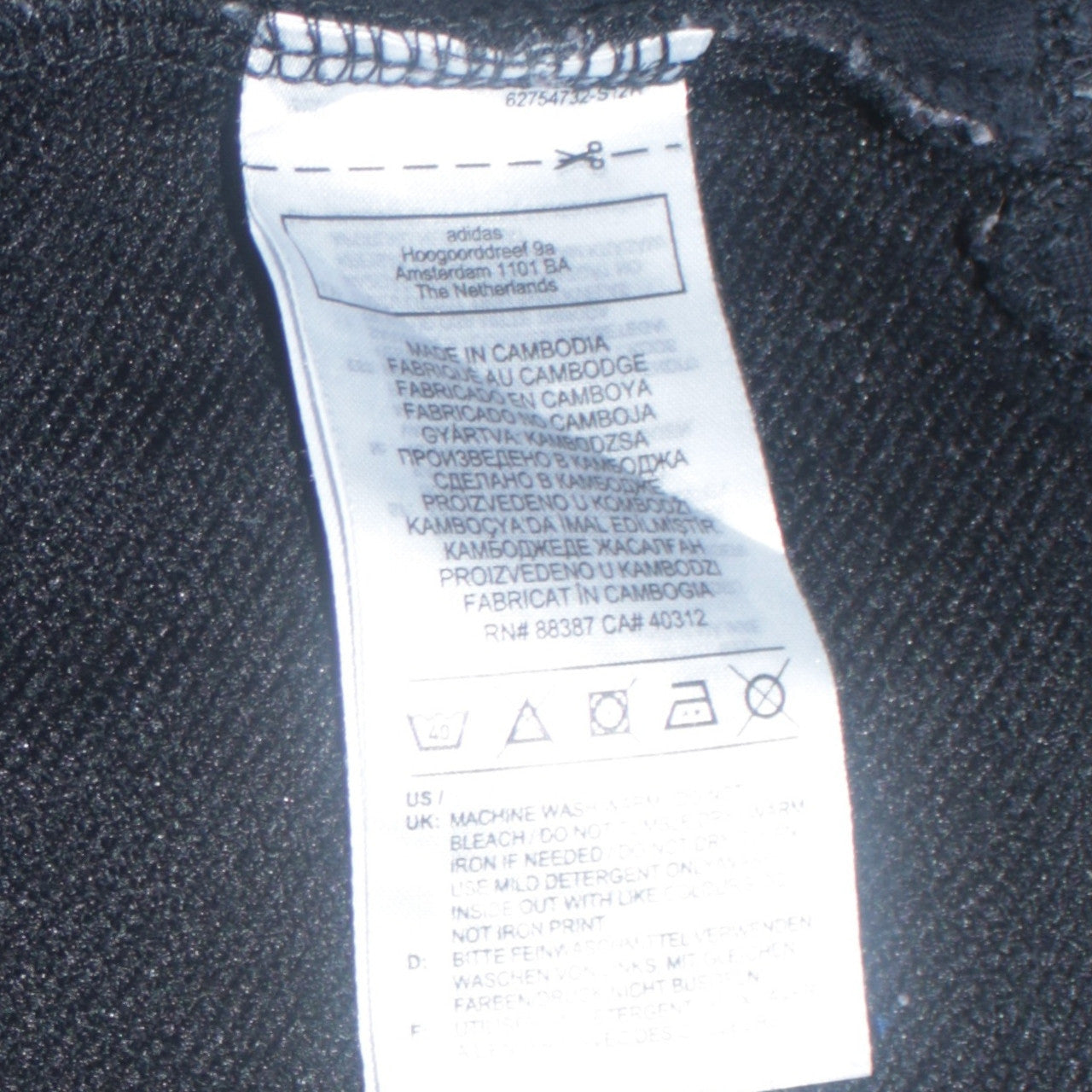 Adidas Women's Black Pullover Hoodie Small 8-10 Logo Print