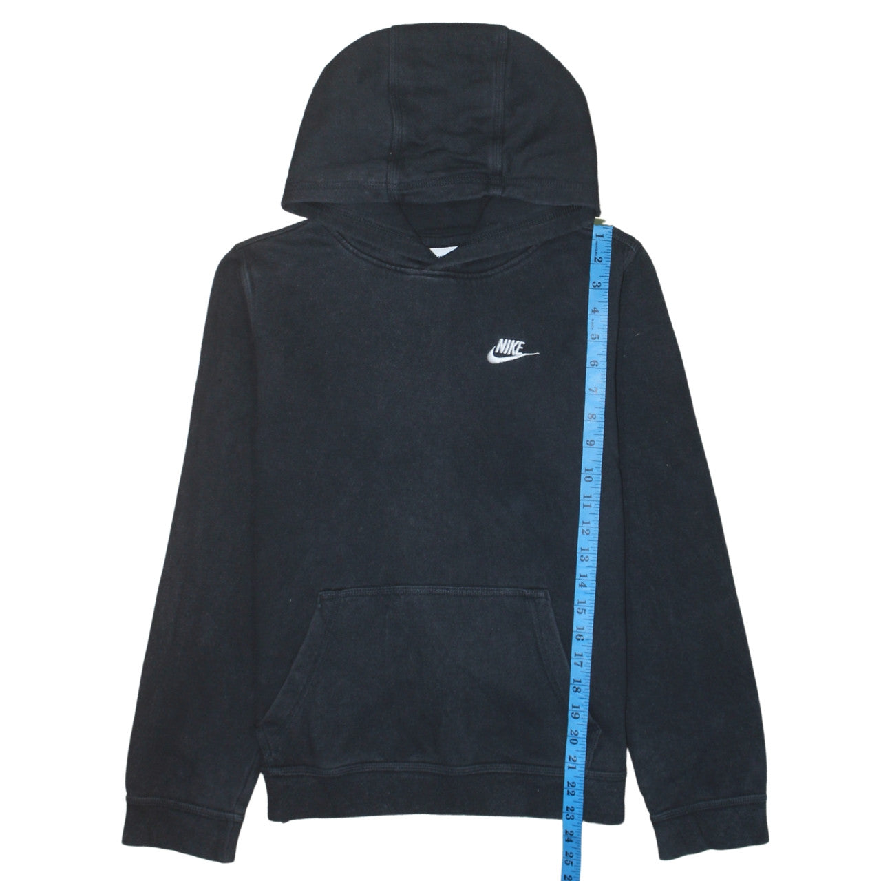 Nike Boys Black XL (158 cm) Pullover Hoodie Sweatshirt