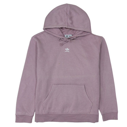 Adidas Womens Pink Pullover Hoodie Size 16 Cotton Casual