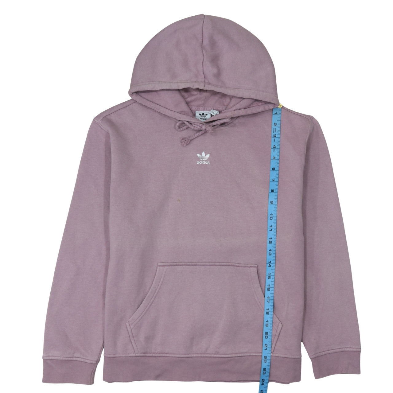 Adidas Womens Pink Pullover Hoodie Size 16 Cotton Casual