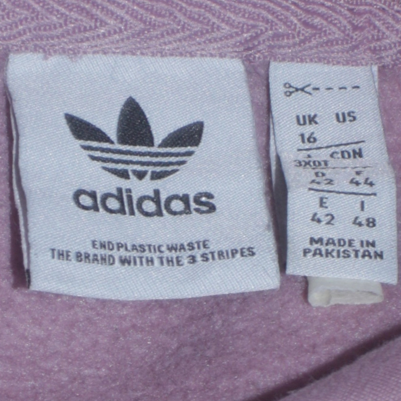 Adidas Womens Pink Pullover Hoodie Size 16 Cotton Casual