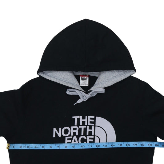 The North Face Men's Black Pullover Hoodie S Outdoor Logo Fleece