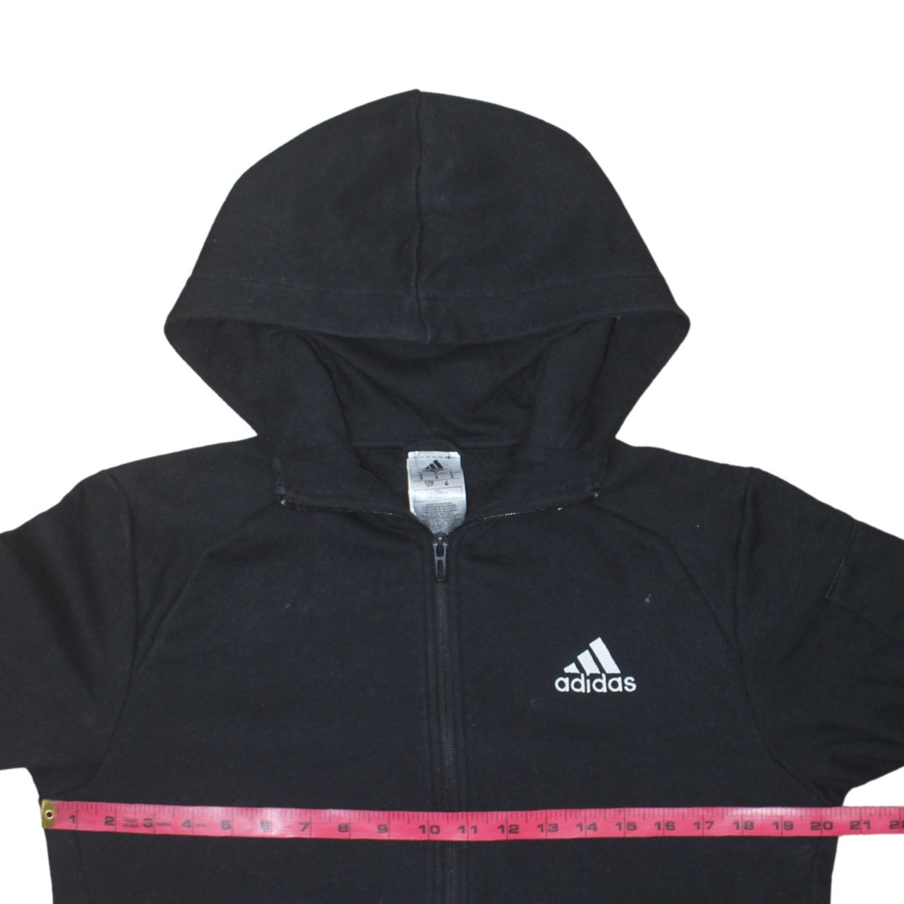 Adidas Men's Black Full Zip Hoodie Size S Sportswear