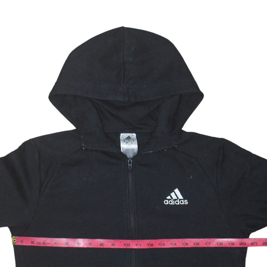 Adidas Men's Black Full Zip Hoodie Size S Sportswear