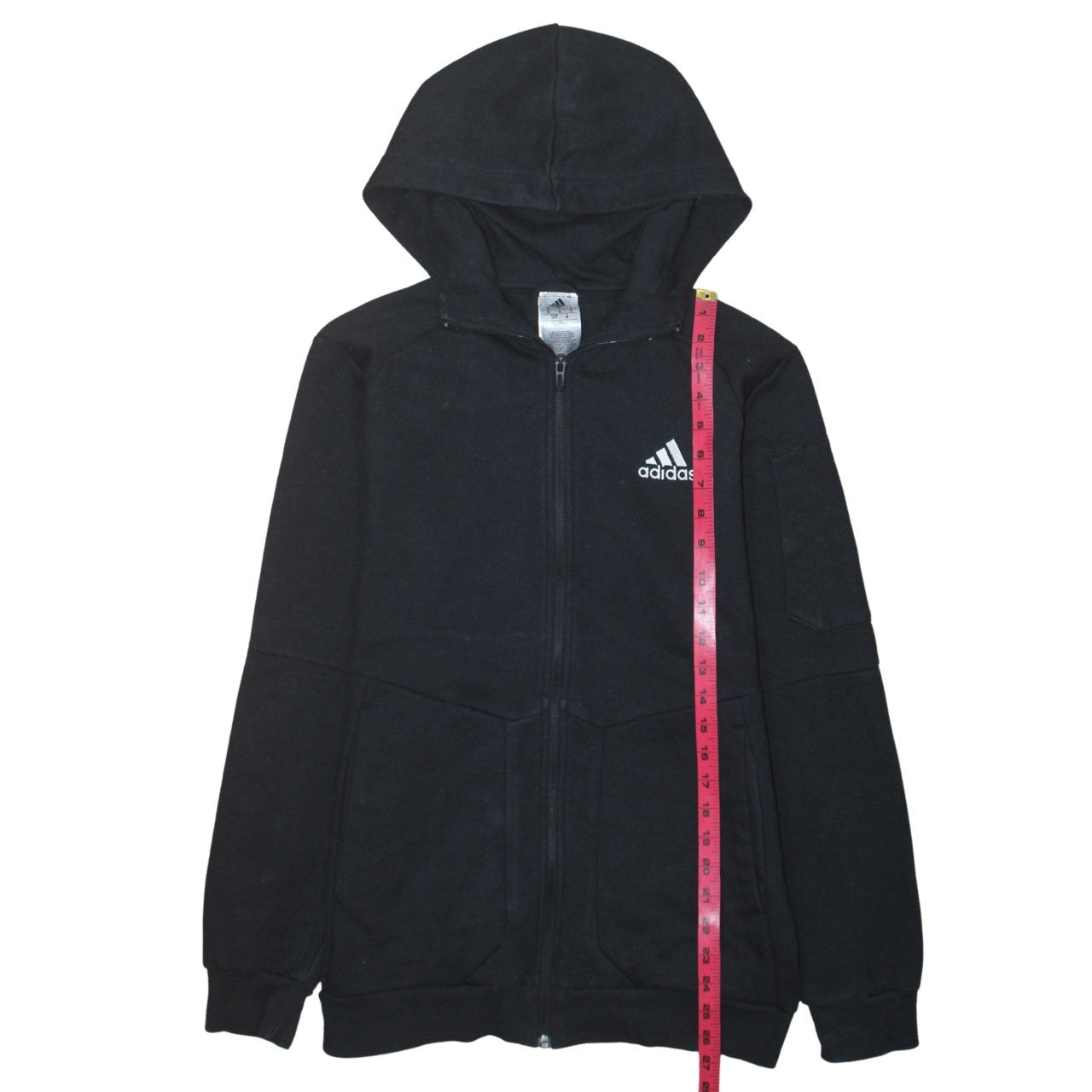 Adidas Men's Black Full Zip Hoodie Size S Sportswear