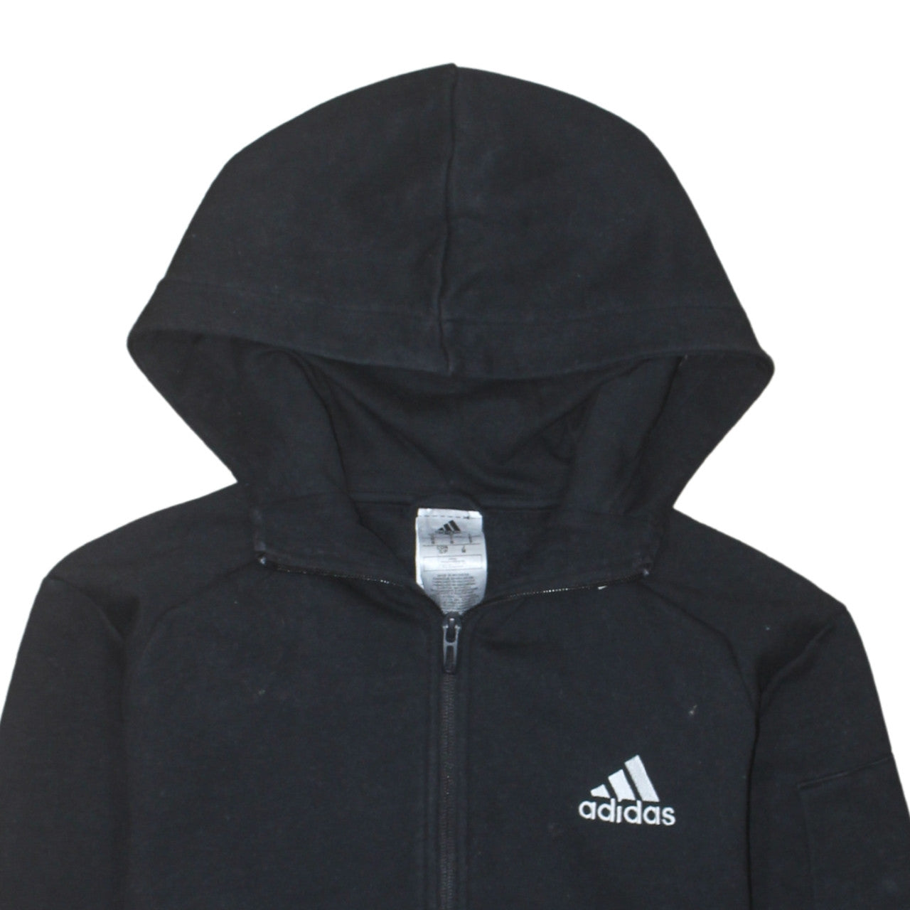 Adidas Men's Black Full Zip Hoodie Size S Sportswear