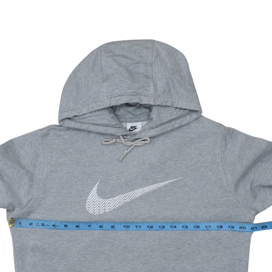 Nike Men's Grey Pullover Hoodie M Regular Fit Sportswear