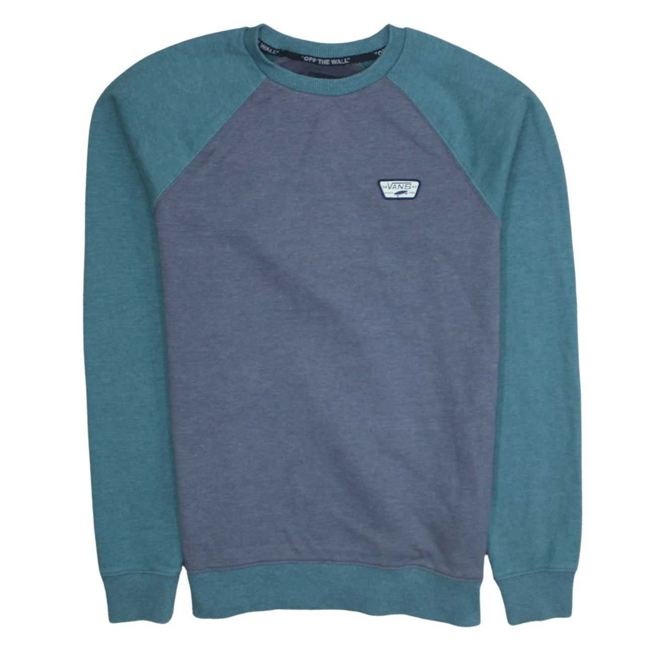 Vans Men’s Blue Crew Neck Pullover Sweatshirt Size S