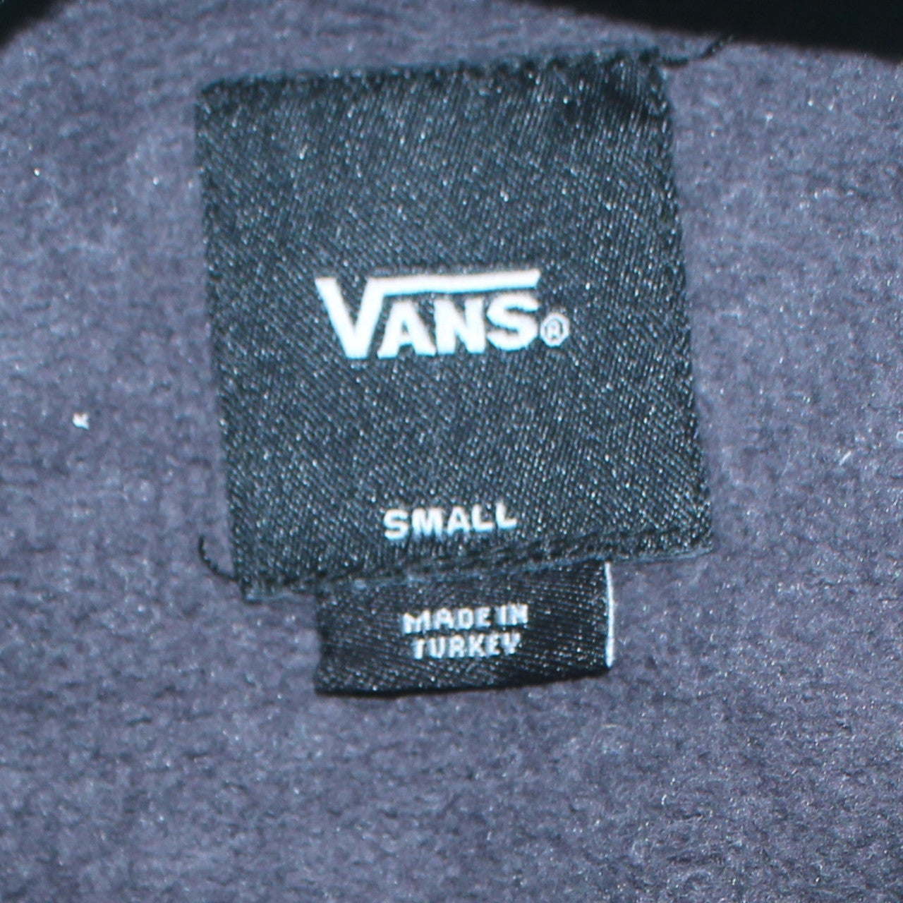 Vans Men’s Blue Crew Neck Pullover Sweatshirt Size S