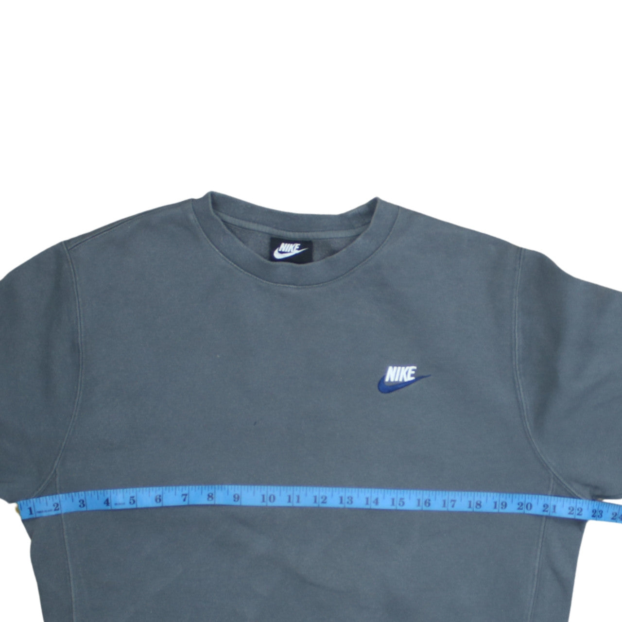Nike Men's Blue Small Pullover Crew Neck Fleece Sweatshirt