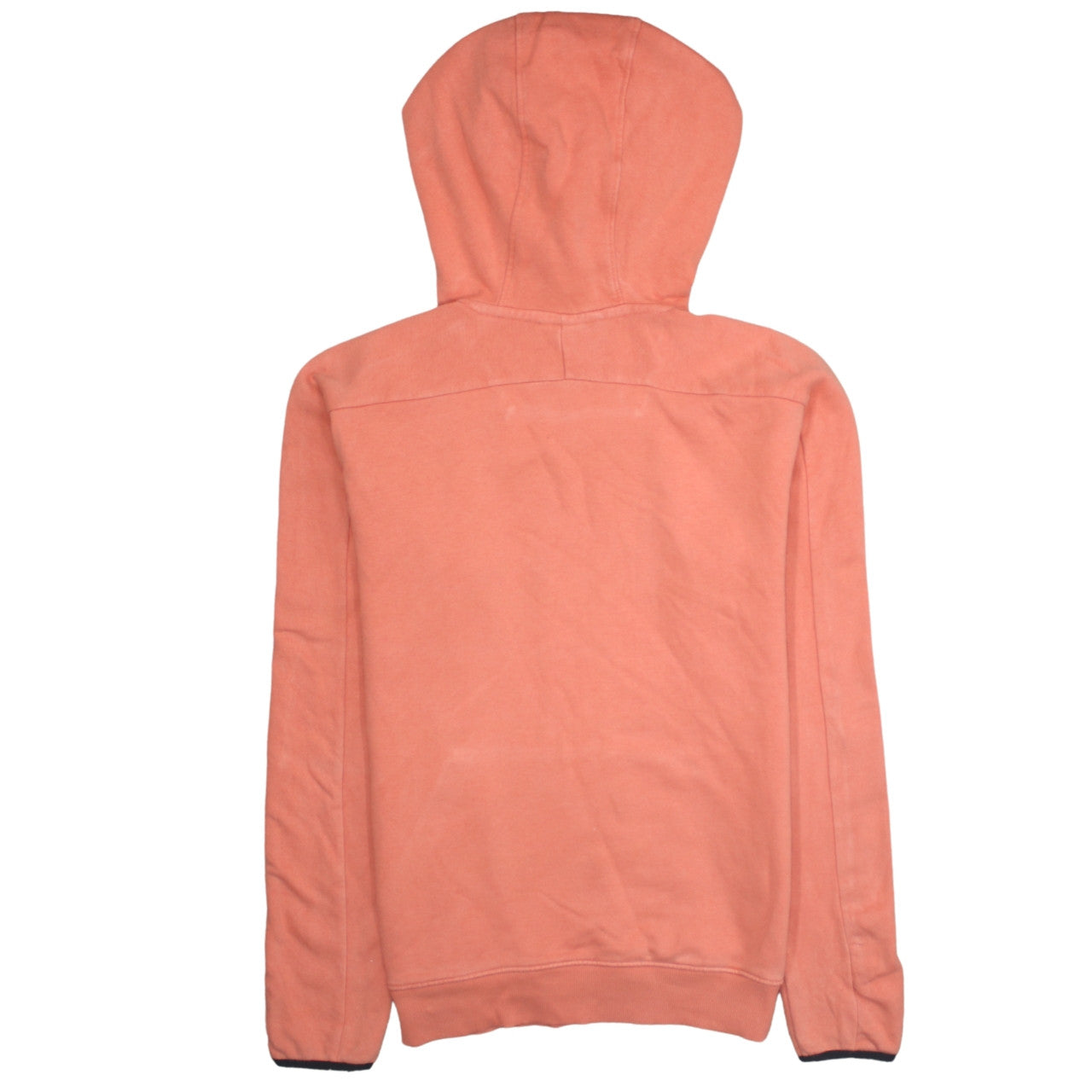 Ellesse Womens Orange Hooded Pullover Hoodie UK 12 Cotton Blend