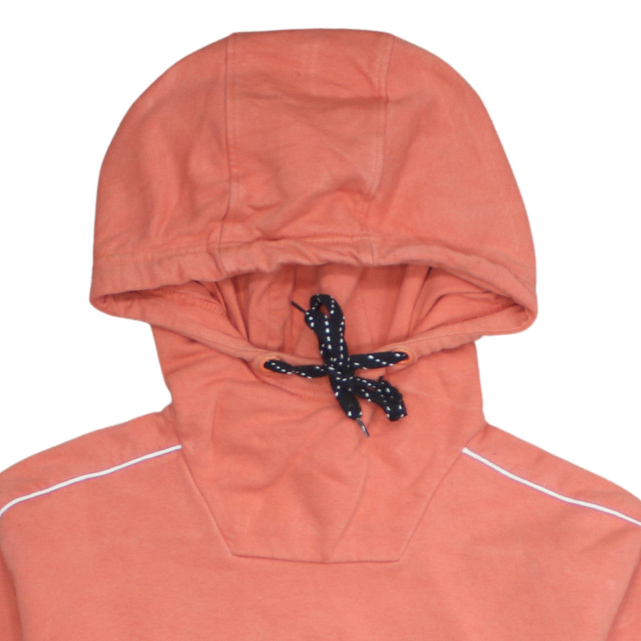 Ellesse Womens Orange Hooded Pullover Hoodie UK 12 Cotton Blend
