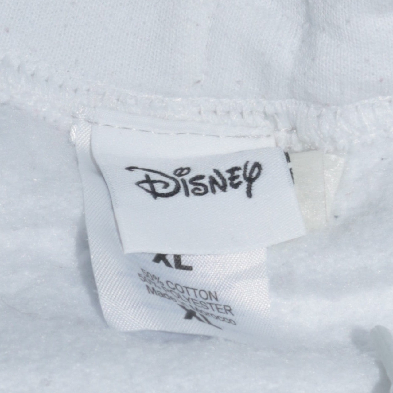 Disney Men's White XL Pullover Hoodie Mickey Mouse Graphic Print