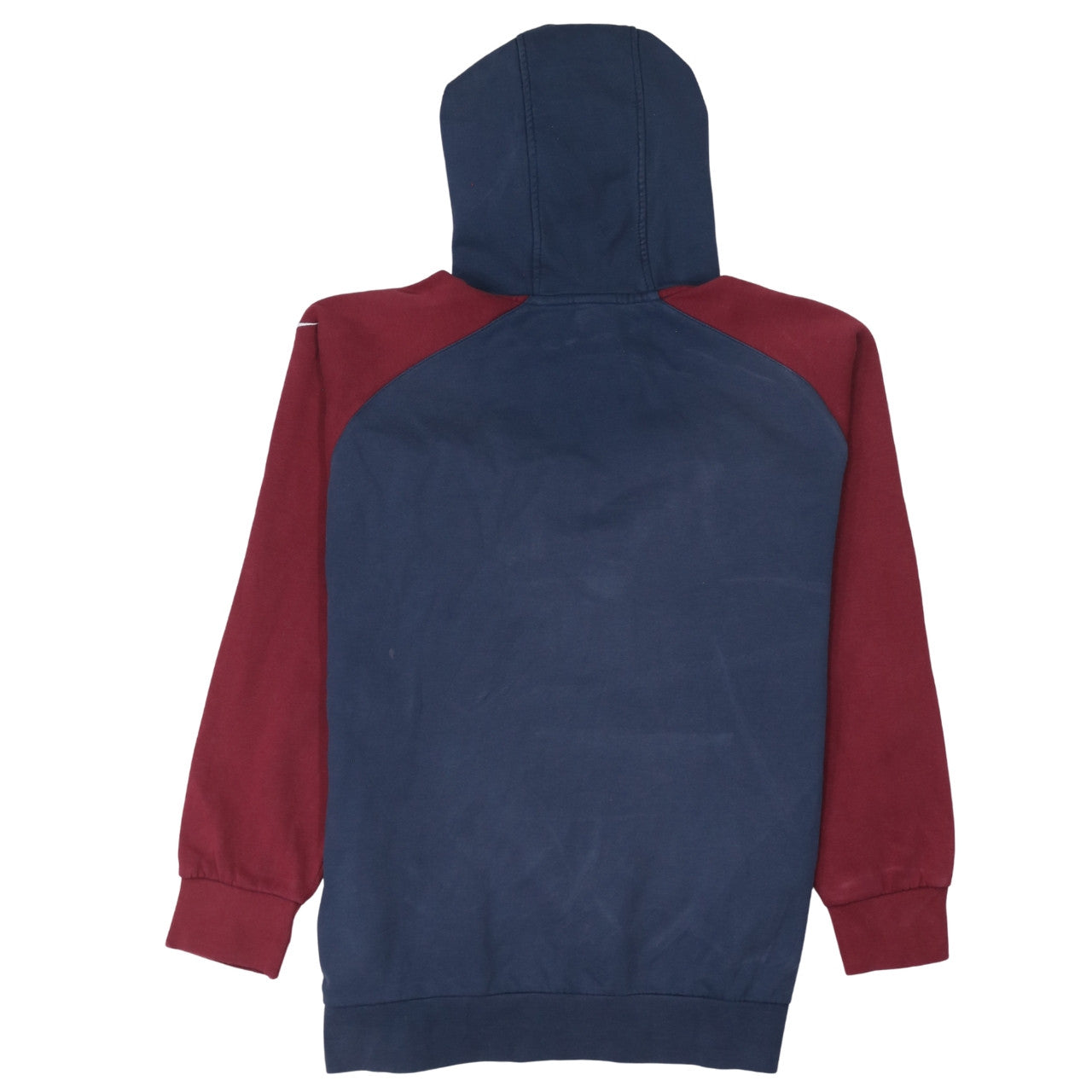 Nike Womens Blue & Burgundy XL Pullover Hoodie with Embroidered Logo