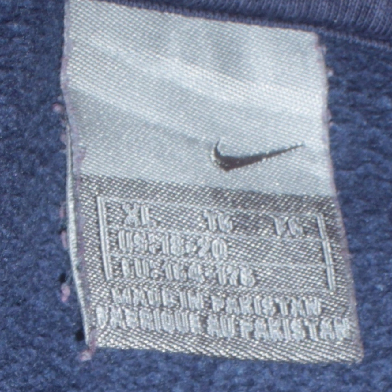 Nike Womens Blue & Burgundy XL Pullover Hoodie with Embroidered Logo