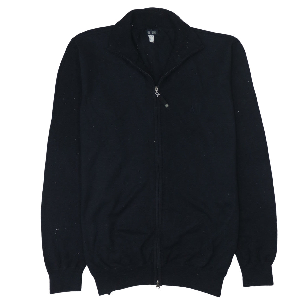 Armani Jeans Men's Black Full Zip Cotton Sweatshirt L