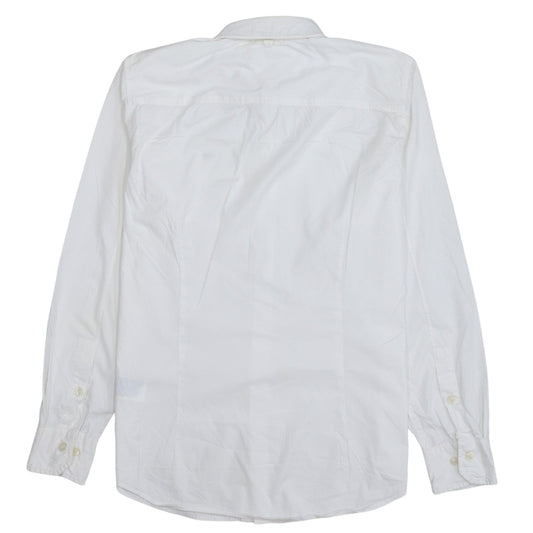 Tommy Hilfiger Men White Slim Fit Button-Down Casual Shirt M