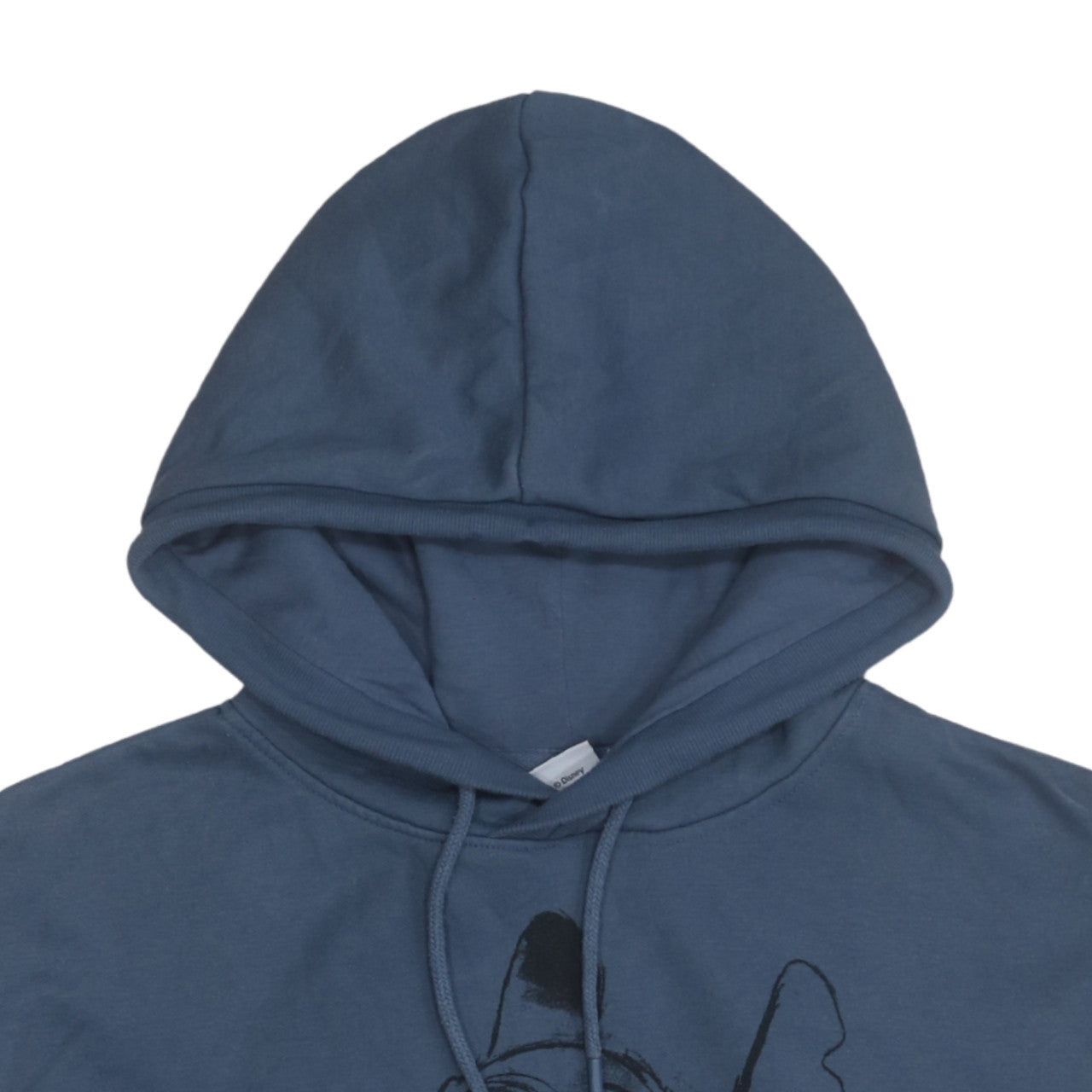 Disney Womens Blue Stitch Pullover Hoodie Size M 12/14