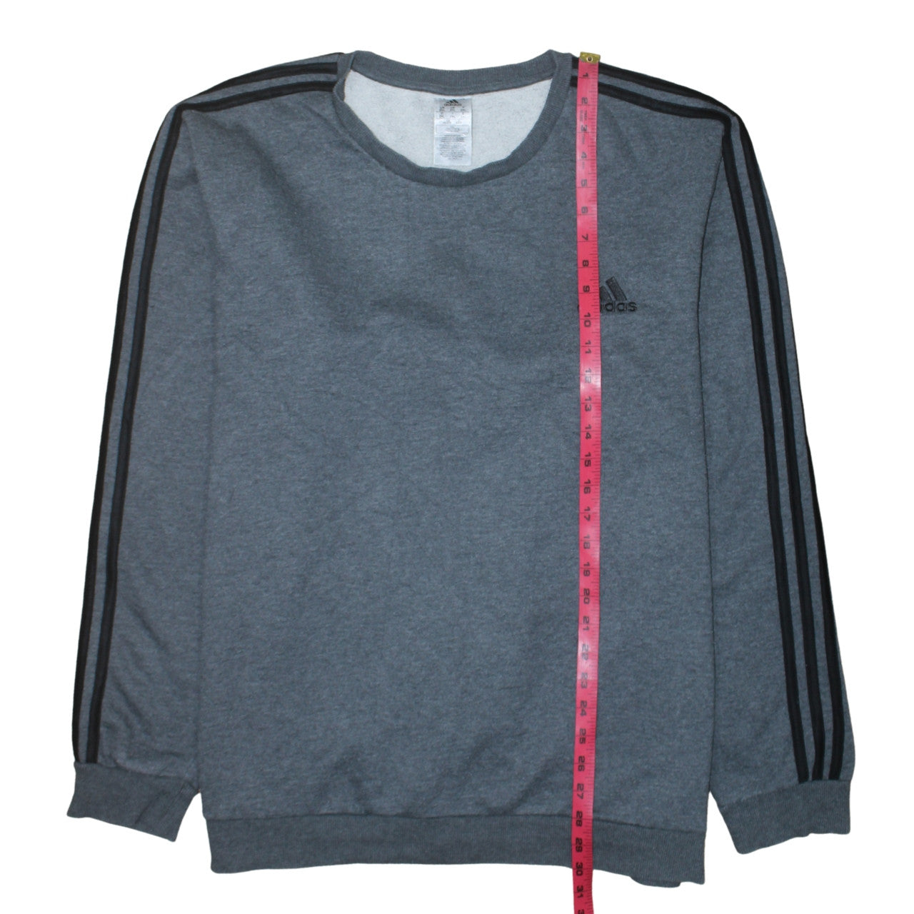 Adidas Men's Grey 2XL Pullover Crew Neck Fleece Sweatshirt
