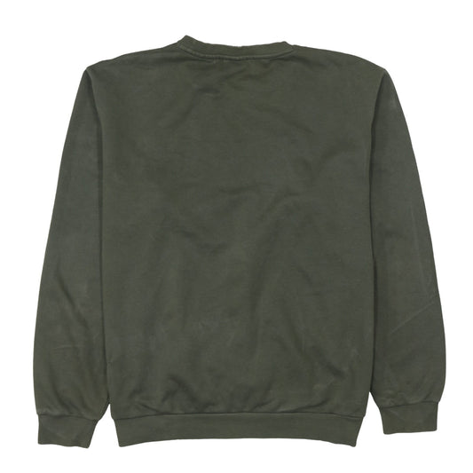 Puma Men’s Green XL Crew Neck Graphic Logo Sweatshirt