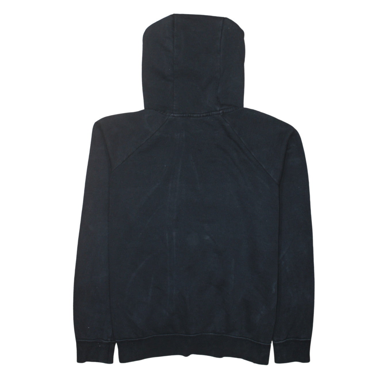 Nike Mens Black Full Zip Hoodie L Fleece Sweatshirt