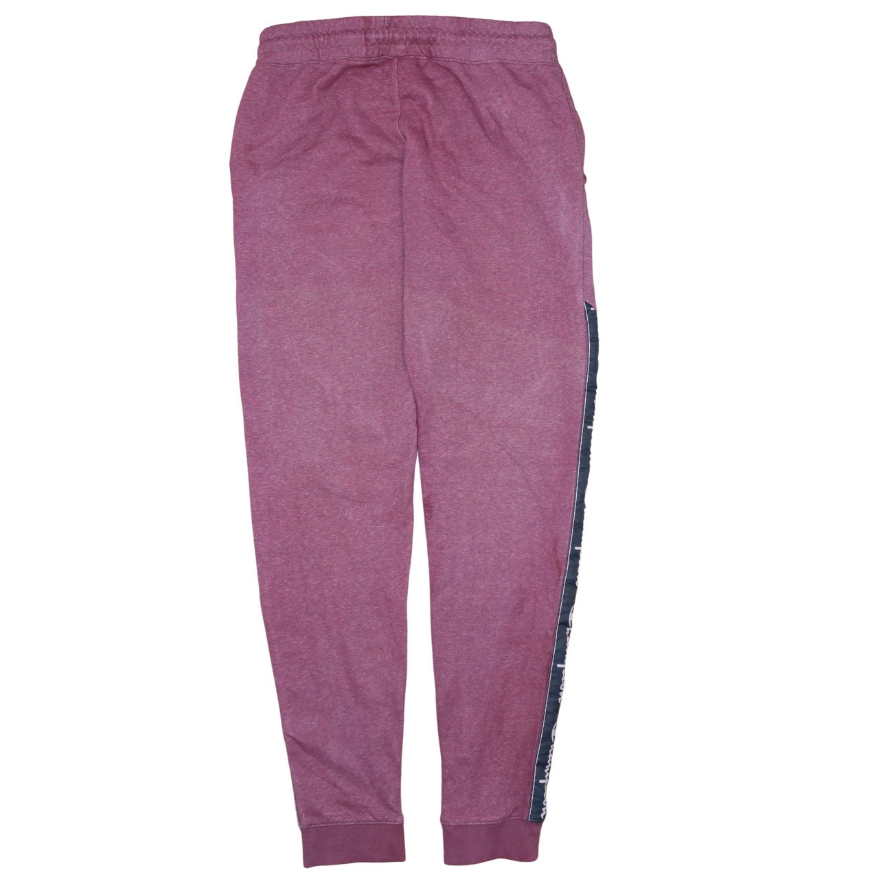 Champion Women’s Pink Jogger Sweatpants Small Drawstring Logo Stripe