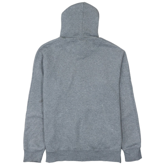 Puma Men's Grey Pullover Hoodie L Graphic Logo Fleece Sportswear