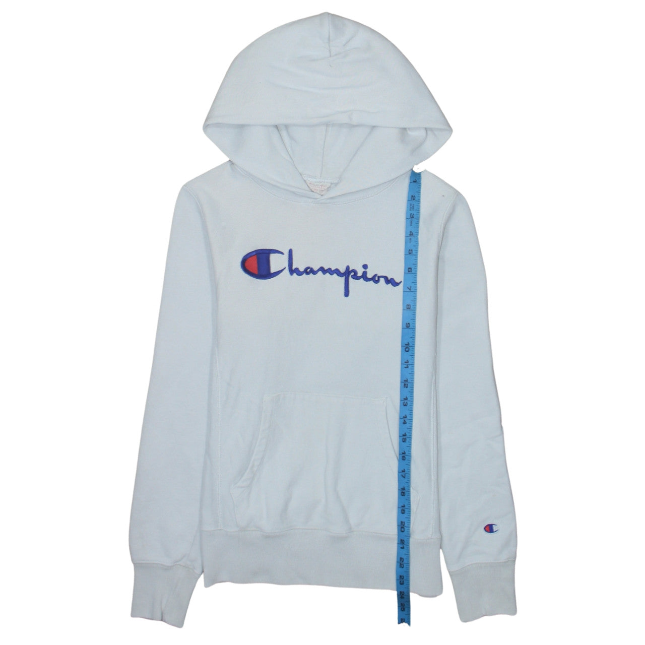 Champion Women White Medium Reverse Weave Pullover Hoodie