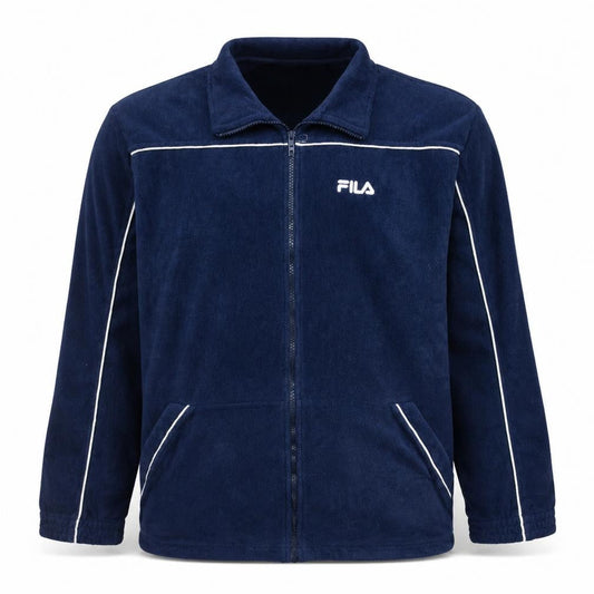 FILA Mens Blue XL Fleece Full Zip Sports Jacket