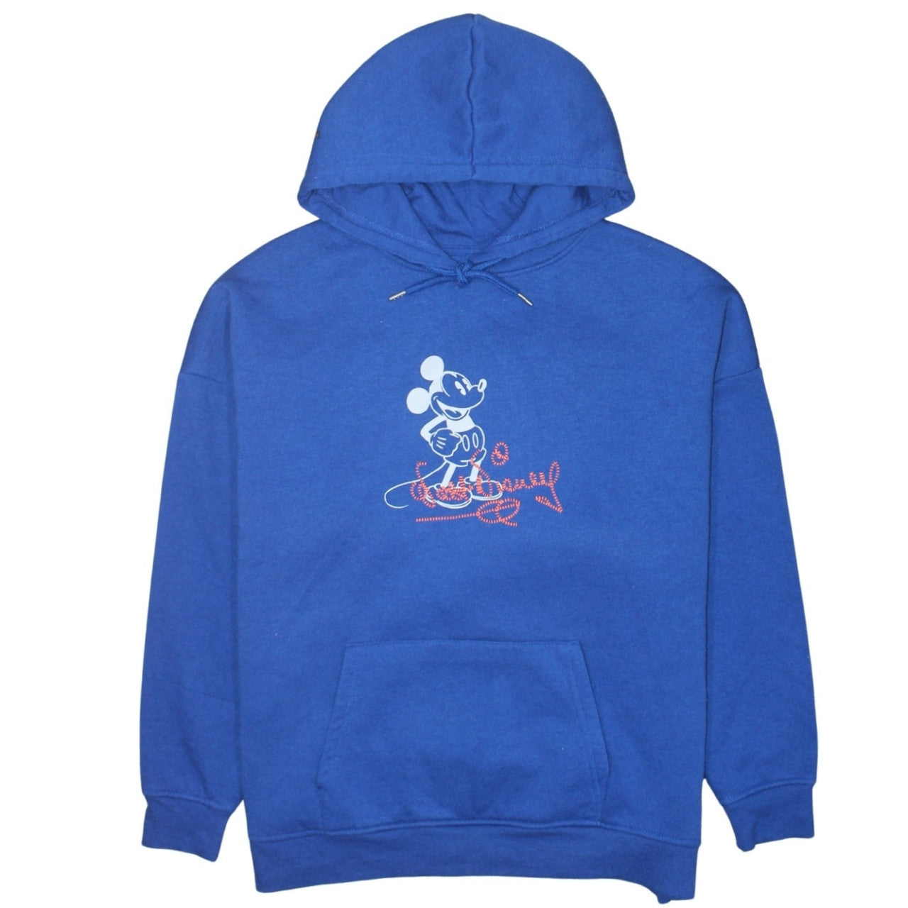 Primark Disney Blue Mickey Mouse Unisex Hoodie Size S Pullover Fleece