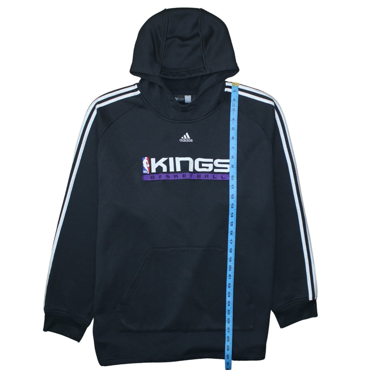Adidas Mens Black Kings Basketball Pullover Hoodie Size L
