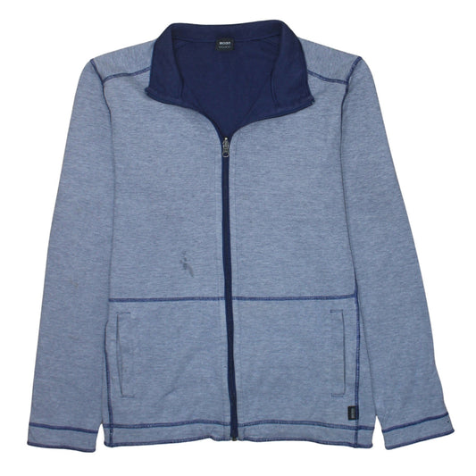 Hugo Boss Men's Blue Regular Fit Full Zip Sweatshirt Size L