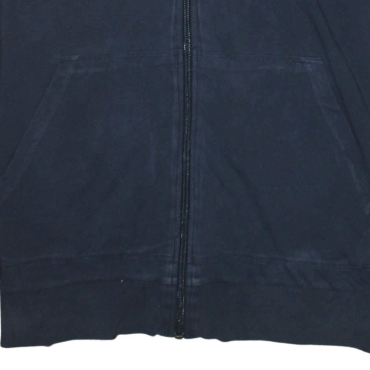 Hugo Boss Womens Navy Full Zip Hoodie Size L Cotton Blend