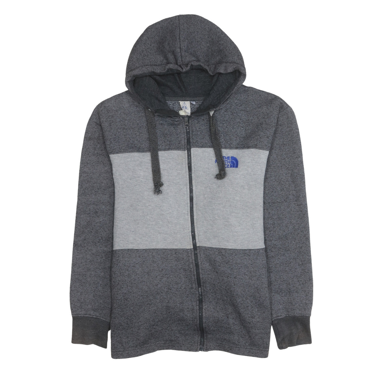 AIM Apparel Men's Grey Full Zip Hoodie Size L Regular Fit