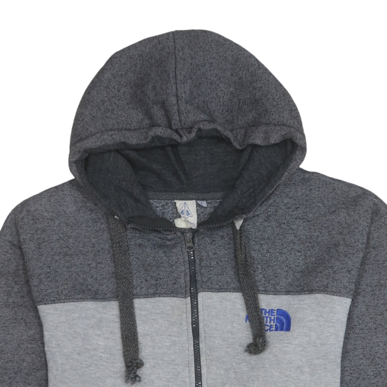 AIM Apparel Men's Grey Full Zip Hoodie Size L Regular Fit