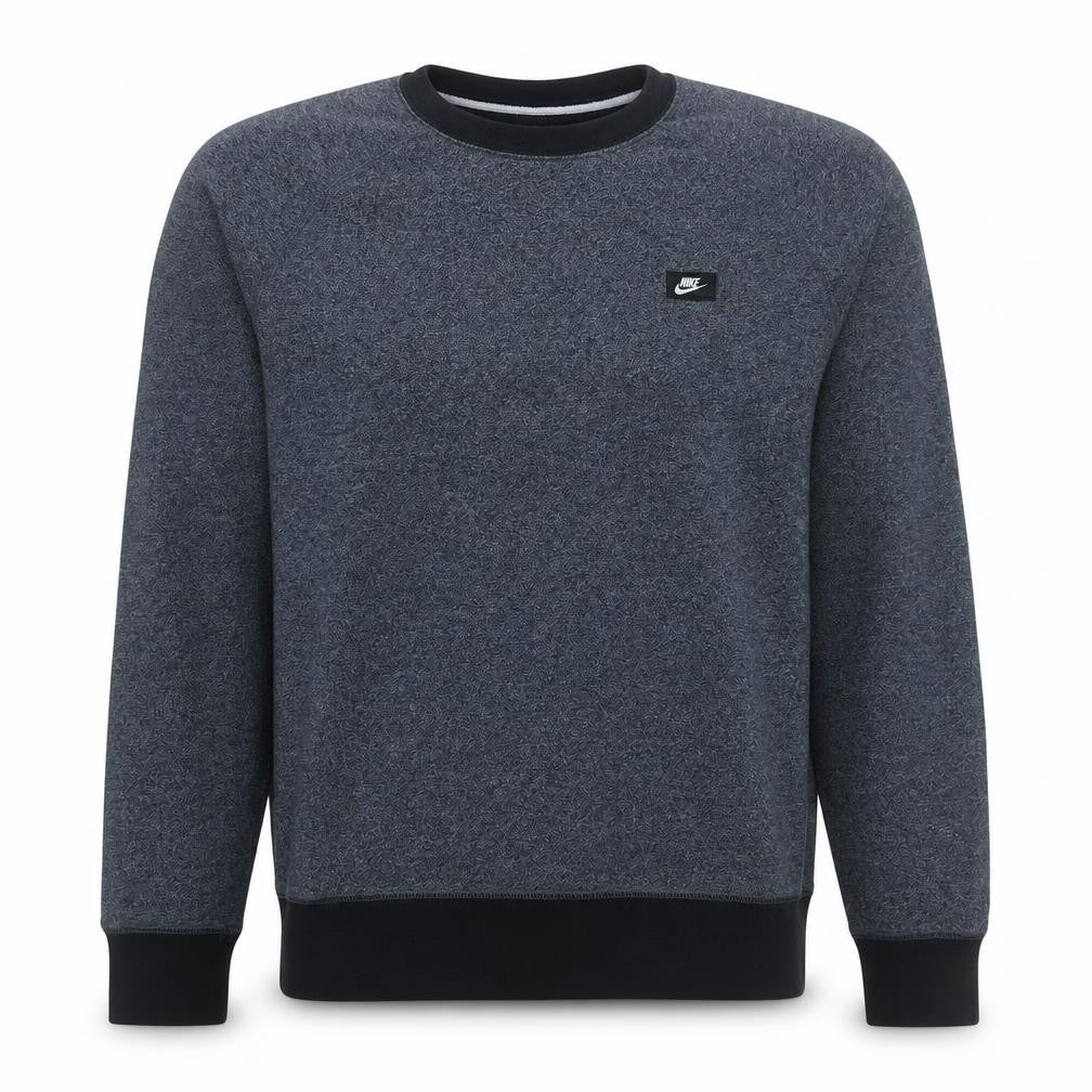 Nike Men's Grey Crew Neck Sweatshirt M Regular Fit Pullover