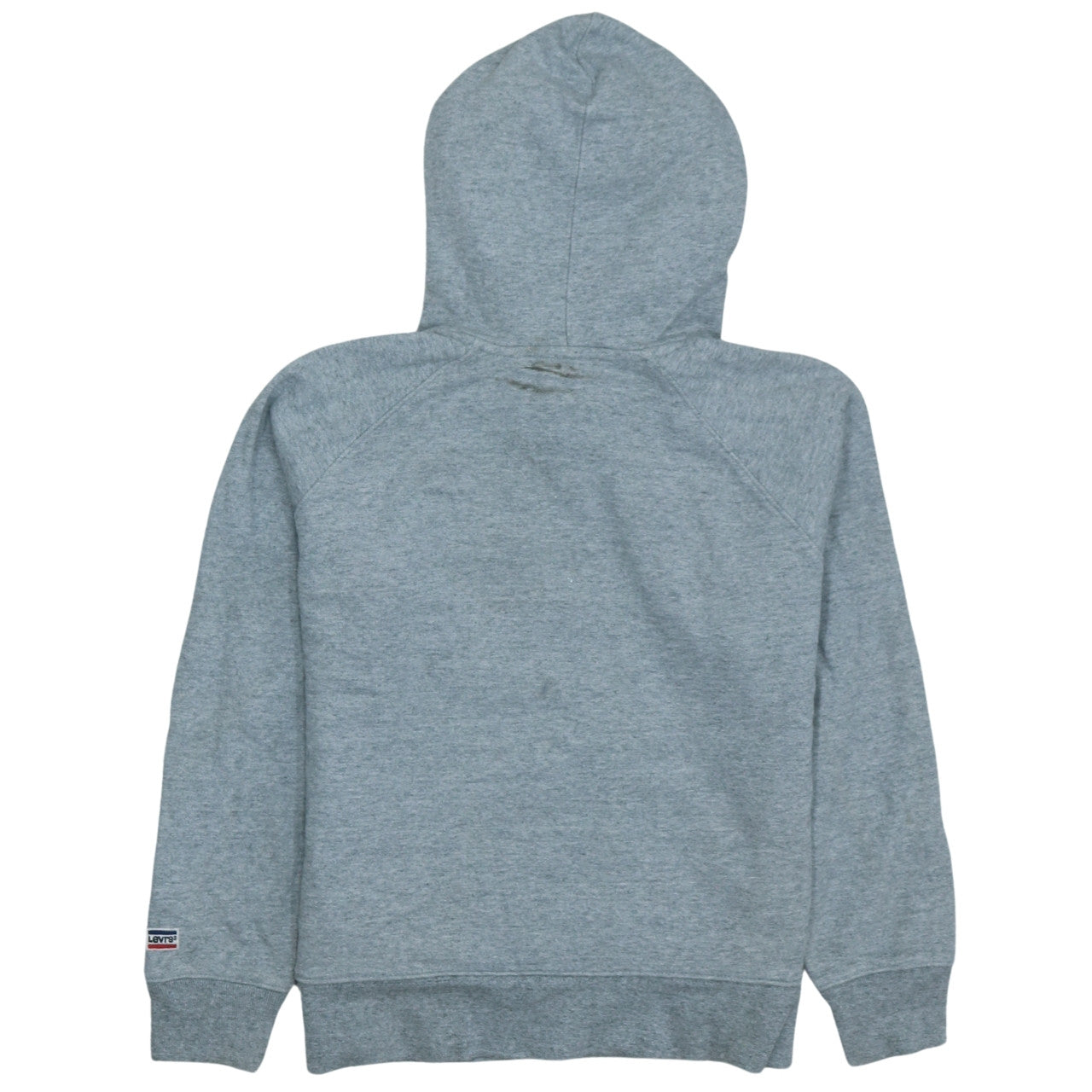 Levi's Men's Grey Pullover Hoodie Small Logo Fleece Sweatshirt