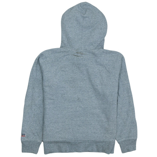 Levi's Men's Grey Pullover Hoodie Small Logo Fleece Sweatshirt