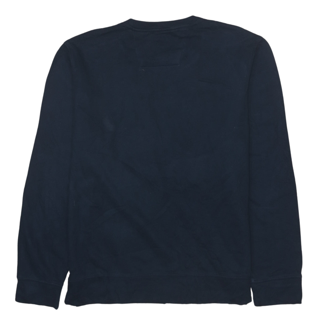 Nautica Men's Blue Crew Neck Logo Pullover Sweatshirt Size M