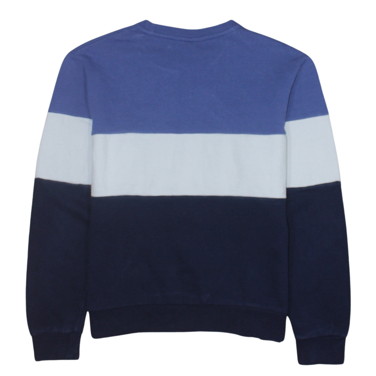FILA Mens Blue Crew Neck Logo Sweatshirt Size L Regular Fit