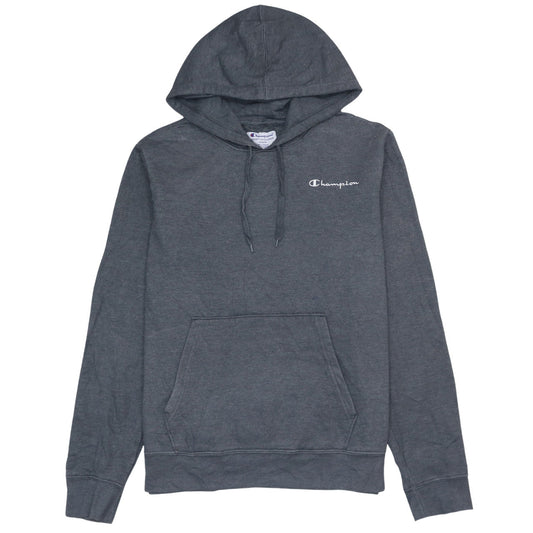Champion Mens Grey Pullover Hoodie Size M Athletic Fleece