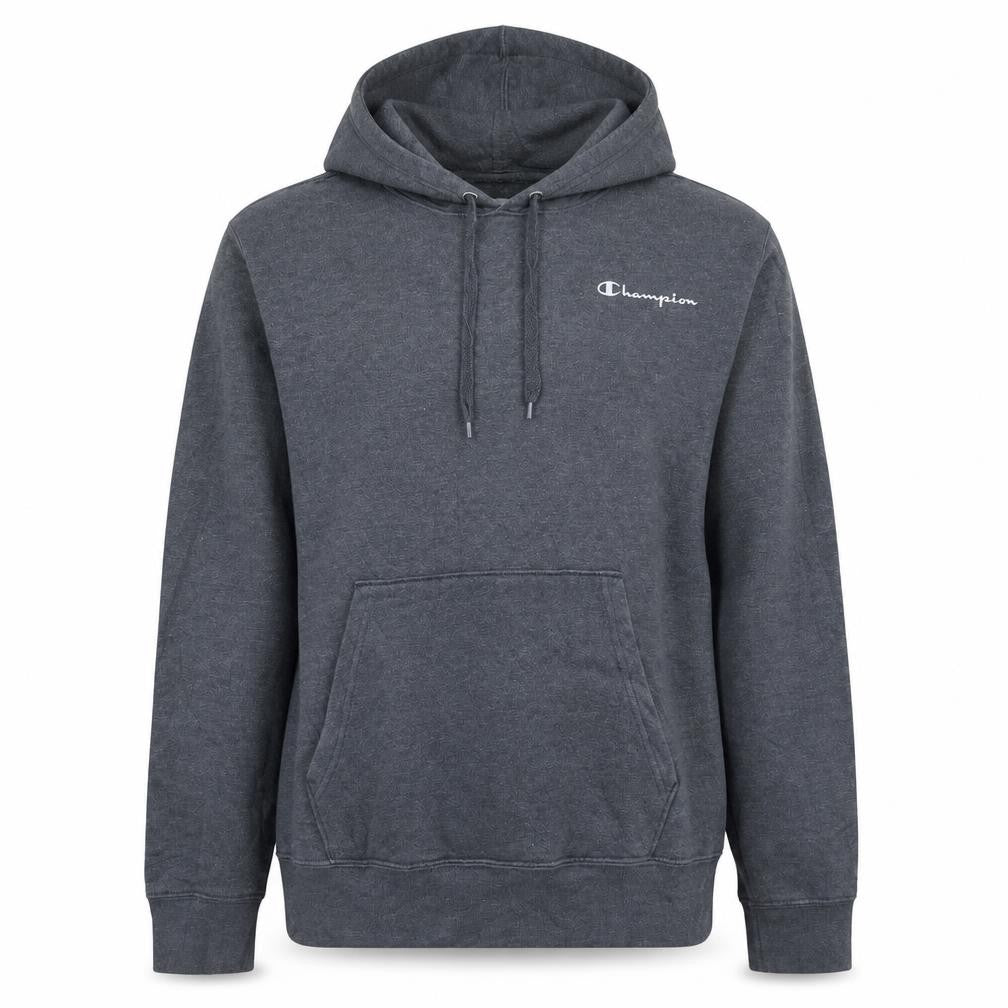 Champion Mens Grey Pullover Hoodie Size M Athletic Fleece